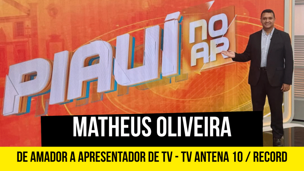 Mateus Oliveira - Amador a apresentador de TV